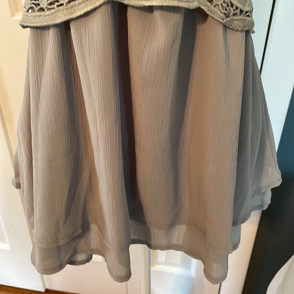 Baby Doll Top Feager sz M grey - Picture 3 of 5